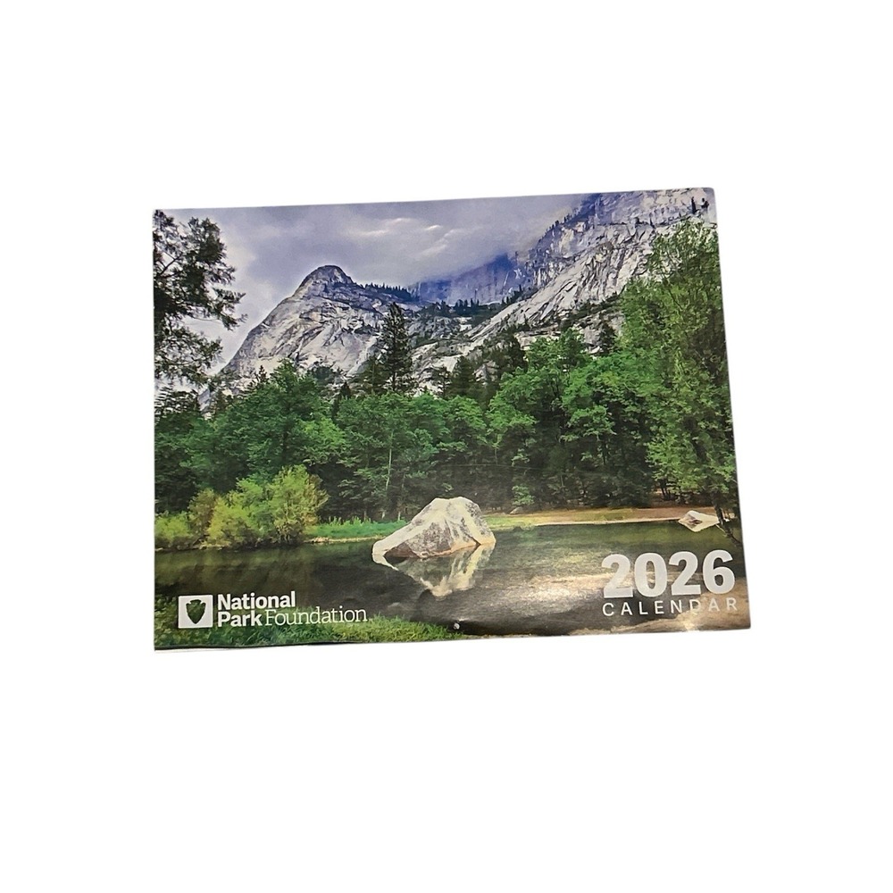 National Park Foundation 2026 Calendar National Treasures Protect Preserve Parks